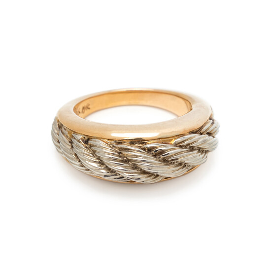 BICOLOR GOLD RING