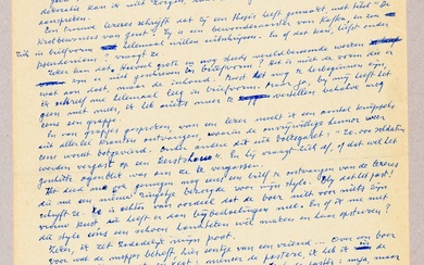 BOON, Louis Paul "Nog brieven". Woensdag [29 januari 1969] Handschrift, 4to: 1 p. "Met aan...