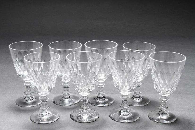 Baccarat Crystal "Armagnac" Cordial Glasses, 8