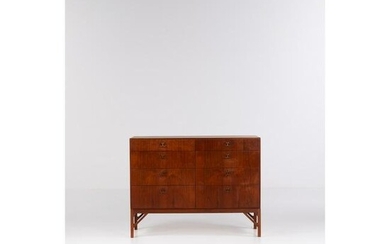 Børge Mogensen (1914-1972) Model A234 Chest of drawers Teak and brass Edited by C