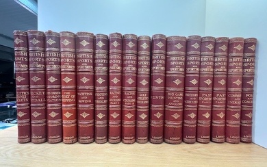 British Sports and Sportsmen. A run of 16 volumes. London: Sports & Sportsmen Ltd. Circa 1910