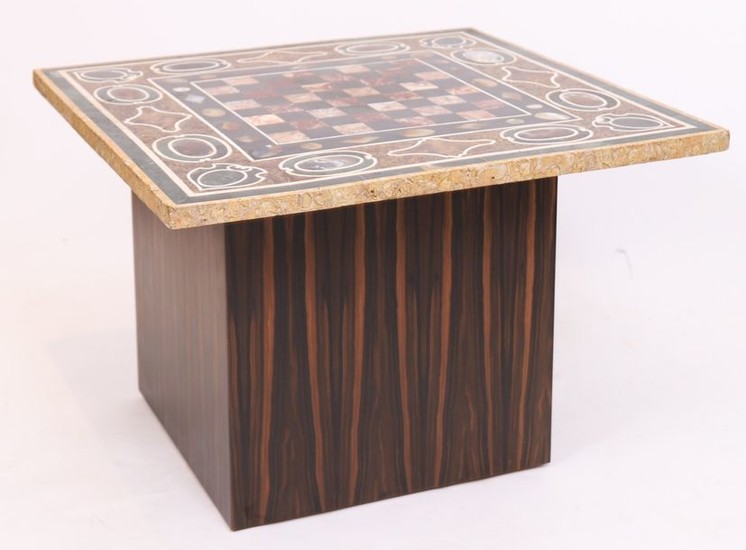 COFFEE TABLE IN PRECIOUS MARBLE MARQUETRY