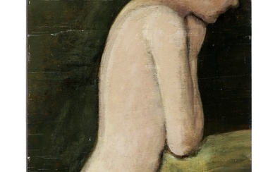 Cesare Maggi (Roma, 1881 - Torino, 1961), Studio di nudo.