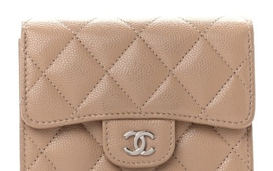 Chanel Caviar Quilted Compact Flap