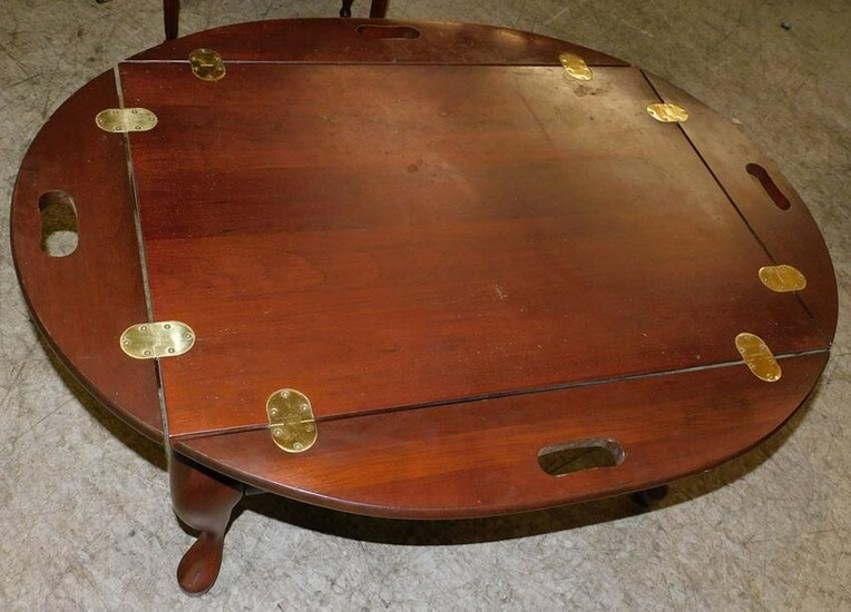 Cherry Queen Ann Butlers Tray Coffee Table