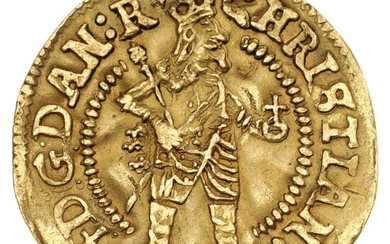 Christian IV, 1/2 Ducat 1646, Hebrew legends, H 35, S 7, Aagaard...