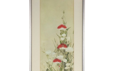 Collotype After Tawaraya Sōtatsu "Red and White Poppies"