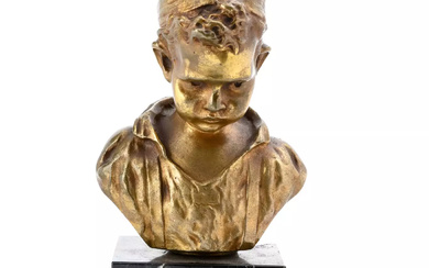 D'après Joseph D'ASTE (actif vers 1905-1935) Buste d'enfant