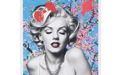Death NYC Pop Art Graphic Print of Marilyn Monroe x Damien Hirst, 2023