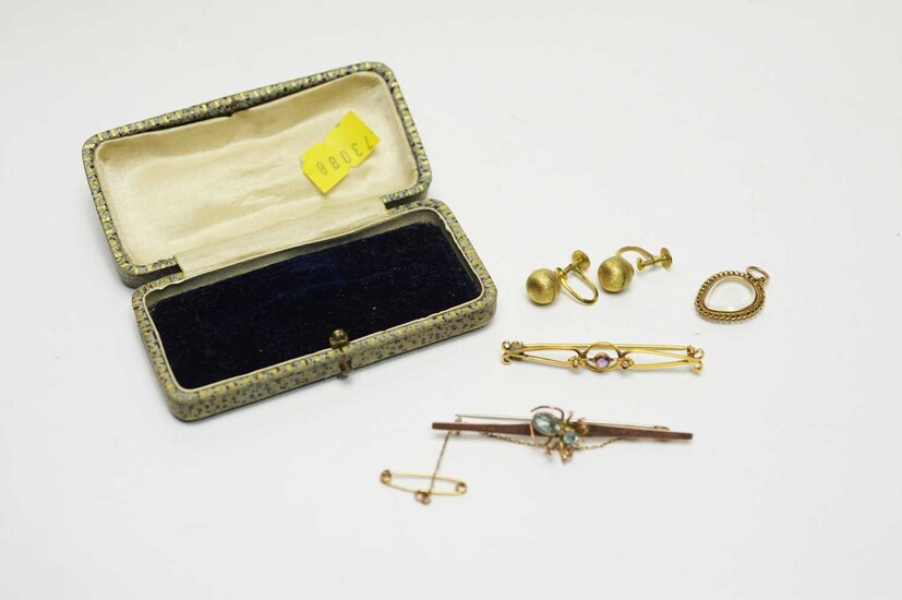 Edwardian and later yellow-metal jewellery