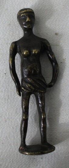 European Standing Bronze Figure Probably 17 century or earlier....