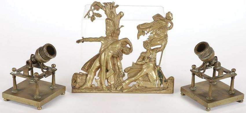 FRENCH BRONZE DECORATIVE GROUP