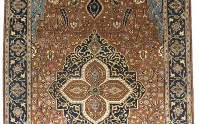 Farmhouse Oriental Rug Rust Serapi 5X8 Vintage Style Handmade Wool Decor Carpet