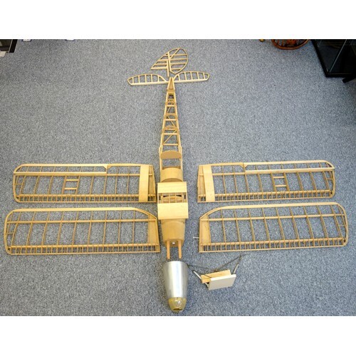 Flair Balsa wood large kit form model of a 1/4 scale Tiger M...