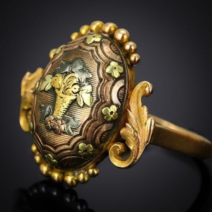 French 19th Century 18k Gold Ring