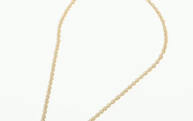 Givenchy G Rhinestone Pendant Necklace - Golden Brass