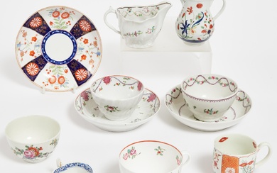 Group of English Porcelain, mainly Worcester late 18th/early 19th century