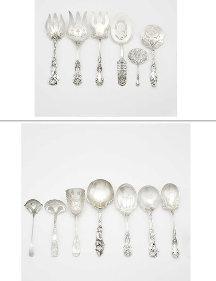 Group of Sterling Silver Flatware and Serving Utensils