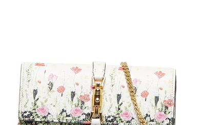 Gucci Floral Jackie 1961 Wallet on Chain