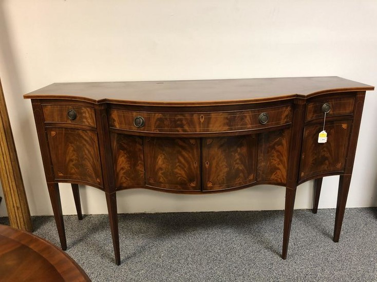 HAND CRAFTED FEDERAL STYLE SIDEBOARD