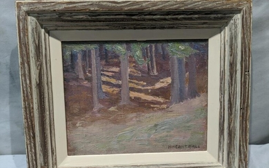 Harriet Cantrall Forest Impressionist Oil Painting
