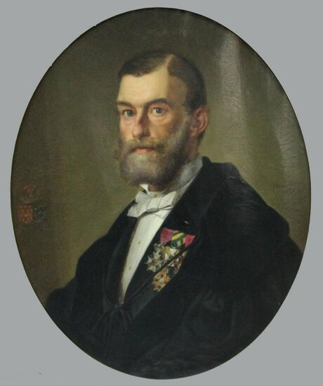 Henry OTTO (act. Circa 1879). Portrait of a gentleman