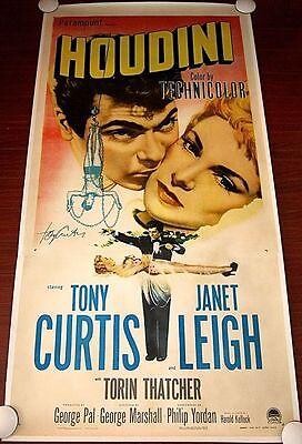 Houdini - Tony Curtis (1953) US 3SH Movie Poster LB