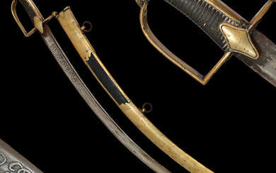 Hussar sabre, France, First Empire period, early 19th century.