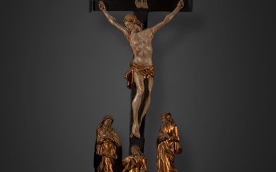 Important German Renaissance Calvary, work from South Germany, Cologne, 16th...