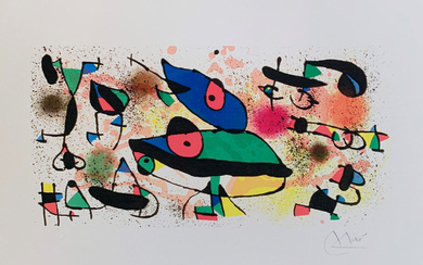 Joan Miro SCULPTURES II Facsimile Signed Limited Edition Giclee