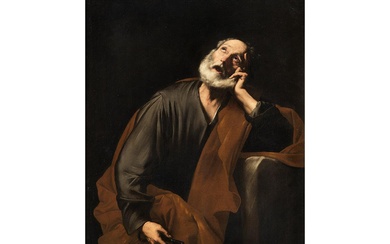 Jusepe de Ribera, auch genannt „lo Spagnoletto“, 1588/91 Xàtiva/ Valencia – 1652 Neapel, HEILIGER PETRUS