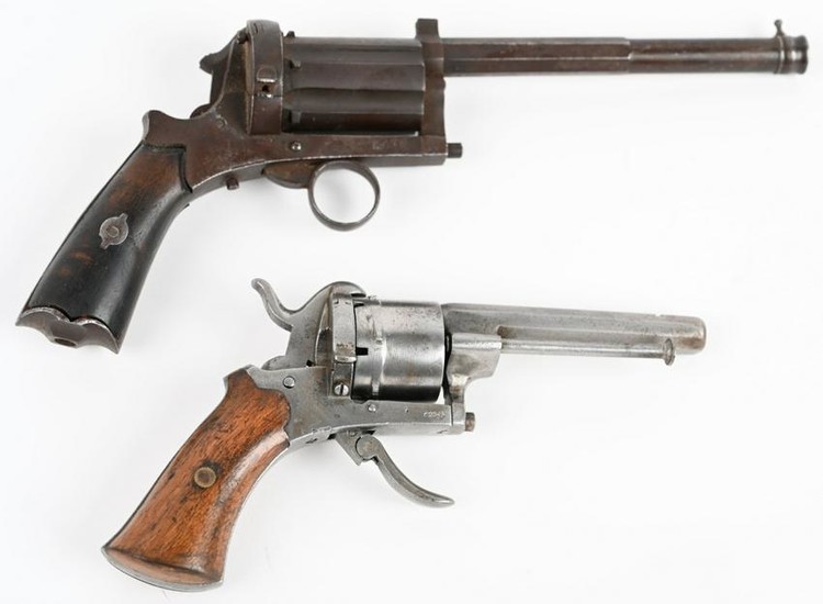 LOT OF 2 PINFIRE DOUBLE ACTION REVOLVER