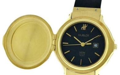 Ladies Hublot MDM Geneve 18K Yellow Gold Quartz Watch