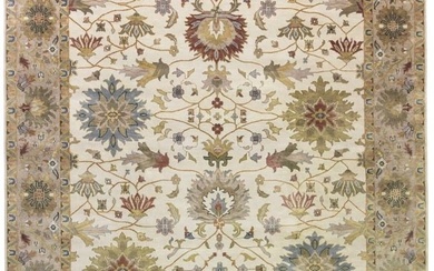Large Floral Design Osh Chobi 10X14 Peshawar Oriental Rug Vintage Style Carpet