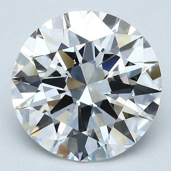 Loose Diamond - Round 4.05 CT VVS2 EX D