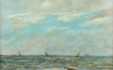 Louis ARTAN (1837-1890) 'Marine' a painting, oil on
