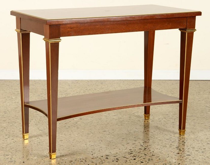 MAHOGANY BRASS MOUNTED SIDE TABLE DIRECTOIRE
