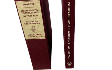 MANUSCRIPTS ILLUMINÉS -- BEATTY ROSARIUM, Das. Eine Handschrift mit Miniaturen v. Simon Bening. Vollständ. Faksimile-Ausg....