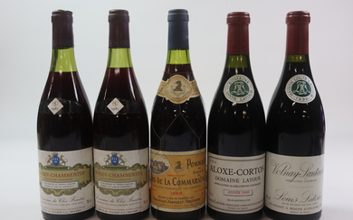 Mixed lot Burgundy Rouge 1983-1999