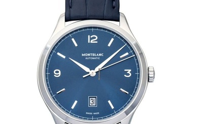 Montblanc Heritage Chronometrie 116481 - Heritage Chronometrie Automatic Blue Dial Stainless Steel