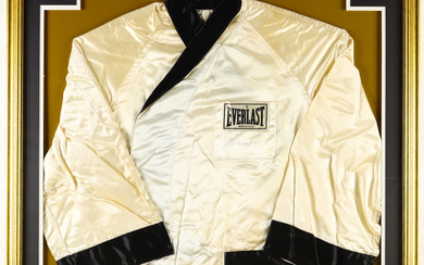 Muhammad Ali Signed Custom Framed Everlast Robe (JSA)