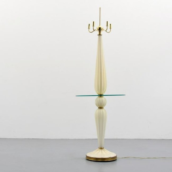 Murano Floor/Table Lamp, Manner of Seguso