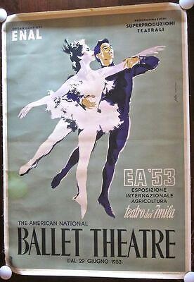National Ballet Theatre - Art by Lancio (1953) 54.25" x