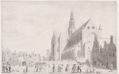 Noorde, Cornelis van (1731-1795) (after). (De Groote Kerk te Haarlem)....