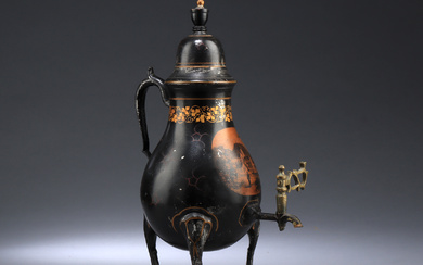 North German tea water machine in the Augustenborg style, approx. 1800