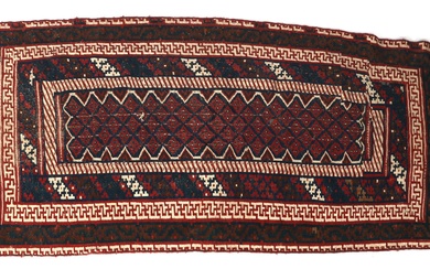 (-), Oud geweven tapijt, Bakhtiar Kelim, 240x113 cm
