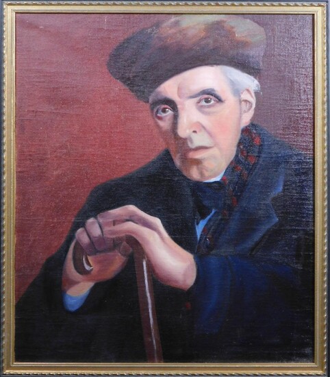 PORTRAIT OF A MAN WITH A CANE