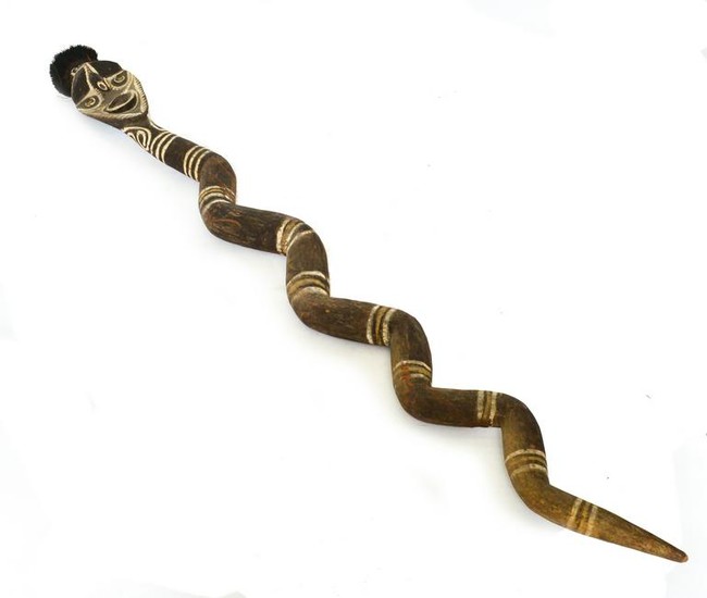 Papua New Guinea Serpent Figure / Headdress