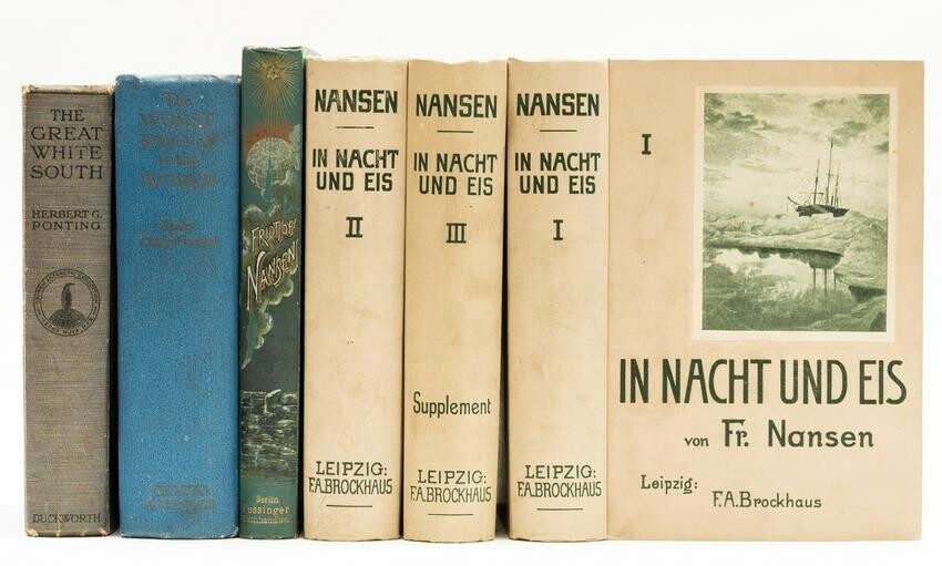 Polar.- Nansen (Fridtjof) In Nacht und Eis, 3 vol.