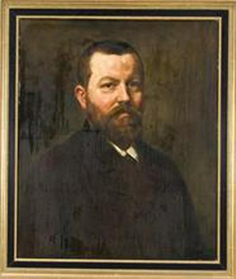 Portrait painter of the 19th century, portrait of a man